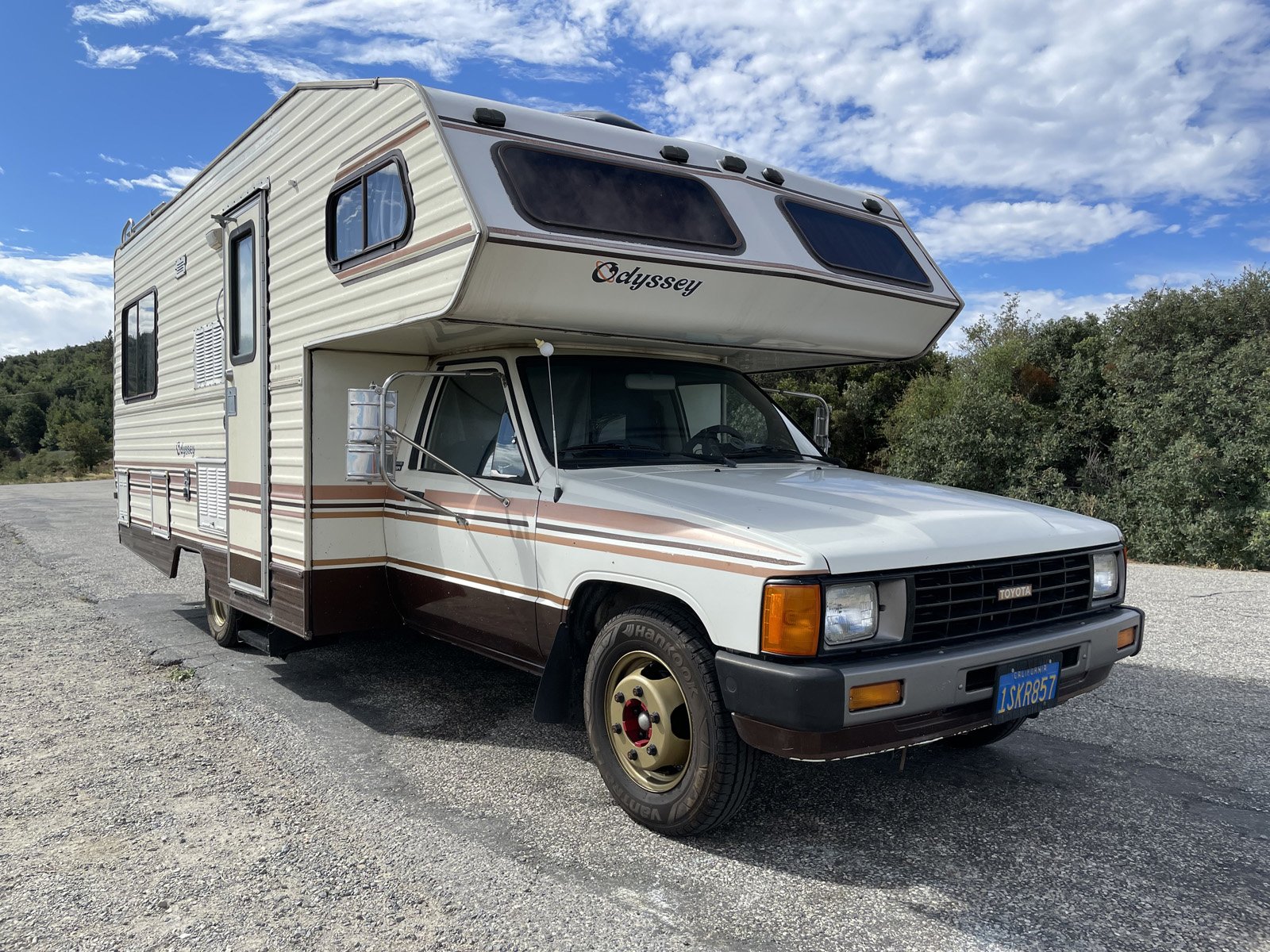 1987 Toyota Odyssey Ponderosa 21FT Motorhome For Sale in San Diego, CA